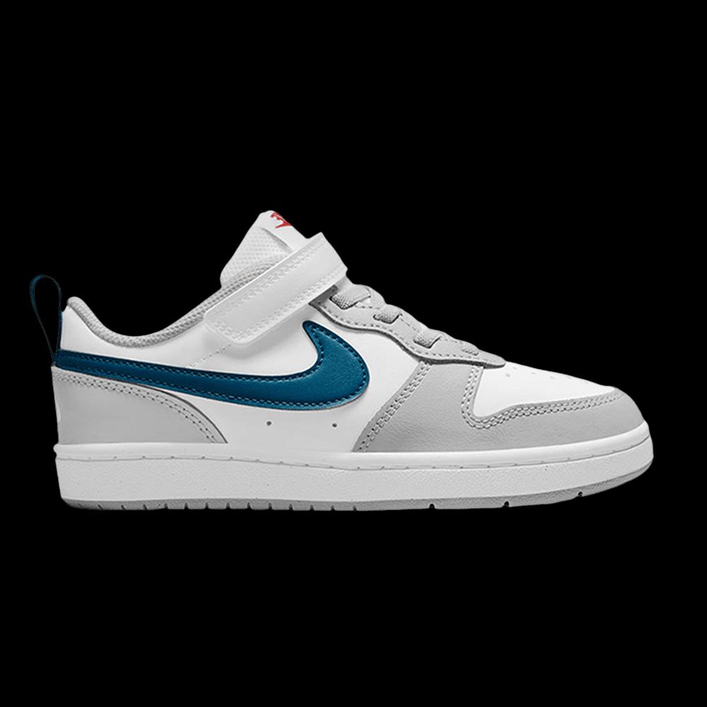 Кроссовки Nike Court Borough 2 GS 'White Grey Blue' 1