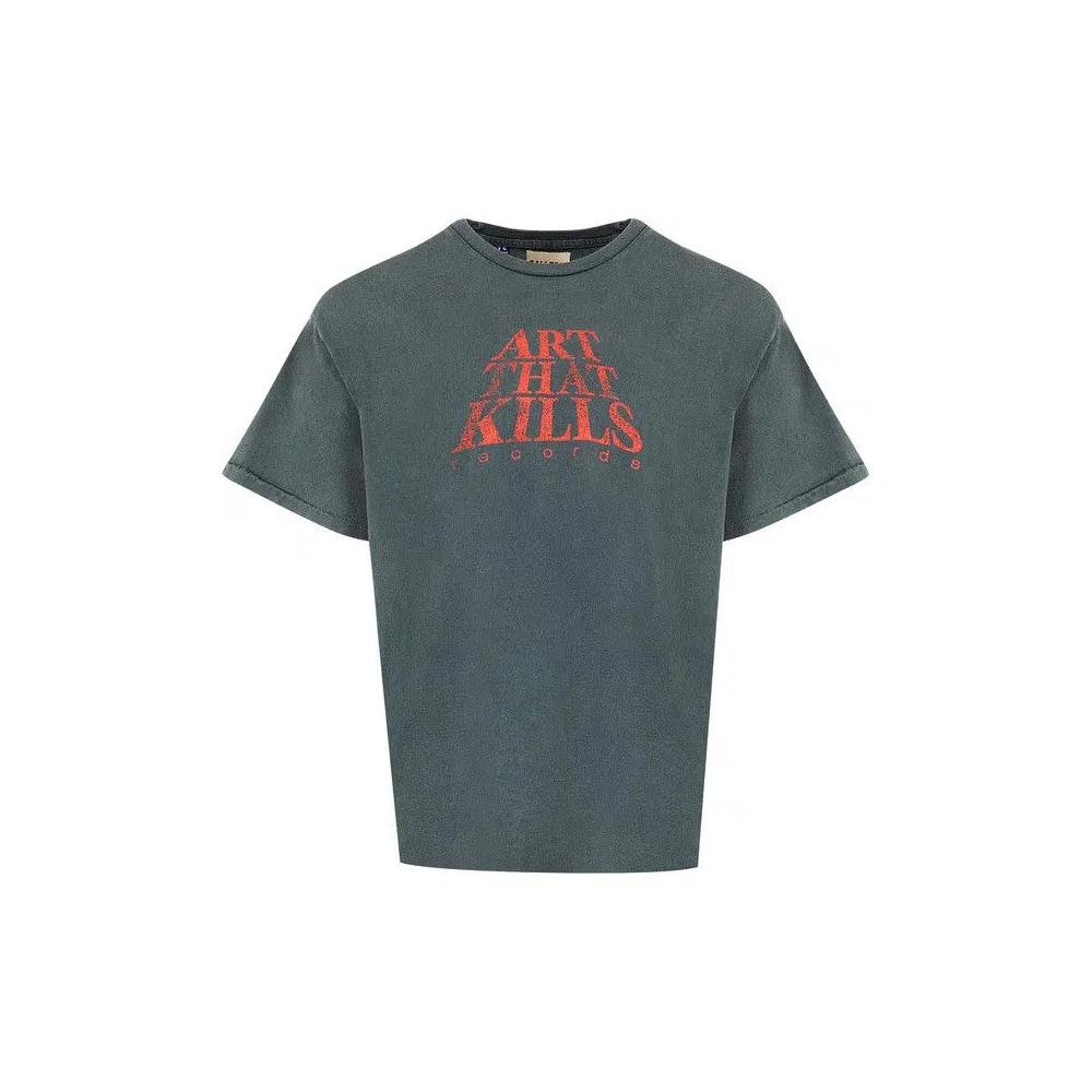 Топы Gallery Dept. The Force Logo Tee 'Light Vintage Black' 1
