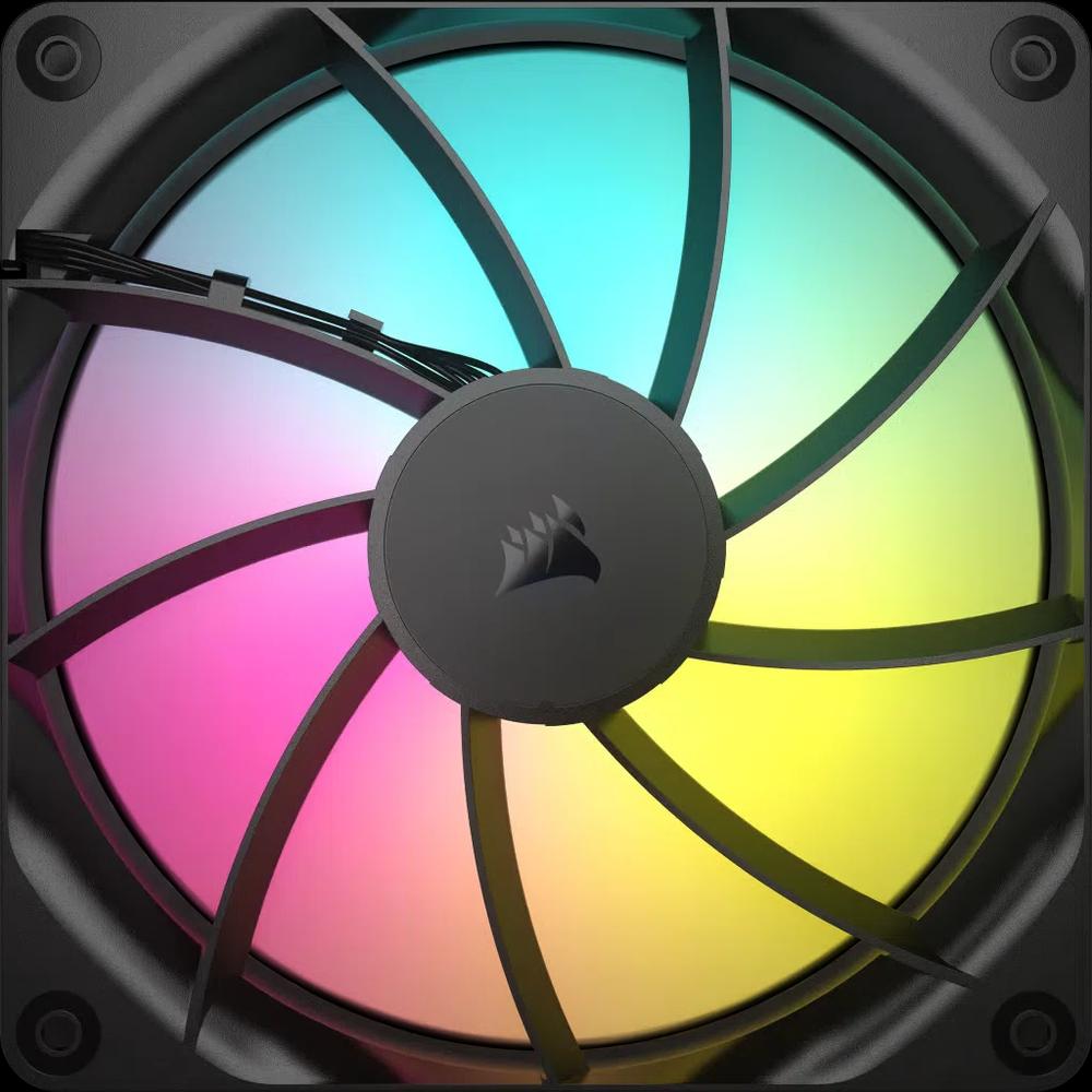 Corsair RS140 RGB 140mm PWM вентилятор - черный (двойная упаковка) 4