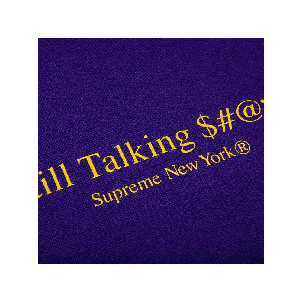 Футболка Supreme Still Talking Tee 'Purple' 3