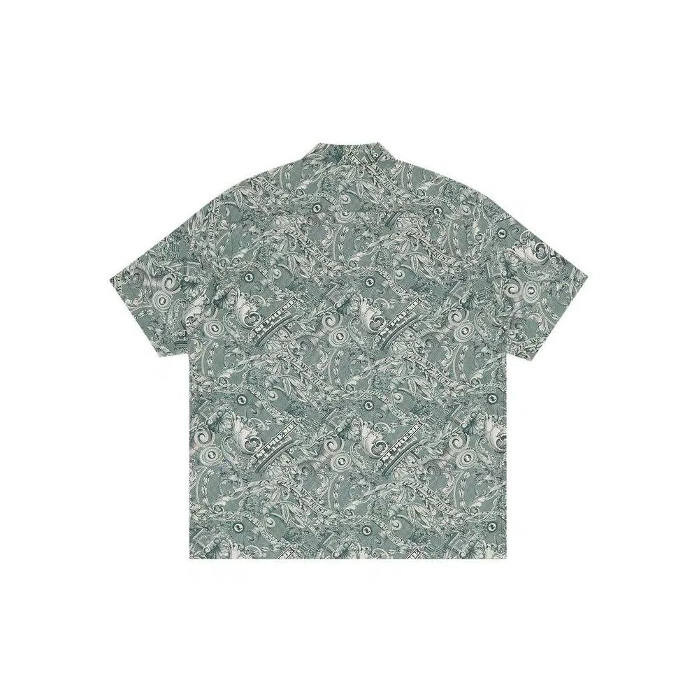 Рубашки на пуговицах Supreme Dollar Рубашка с коротким рукавом 'Green' 2