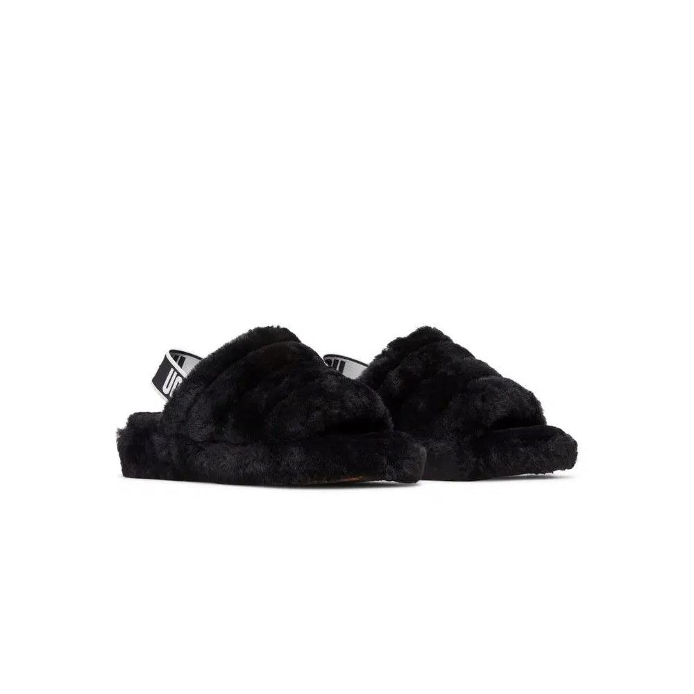 Слайды UGG Wmns Fluff Yeah Slide 'Black' 8