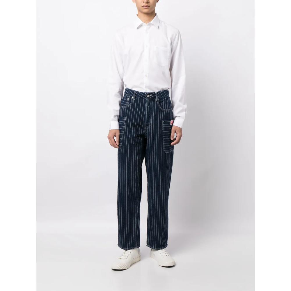 logo-embroidered long-sleeve cotton shirt 2
