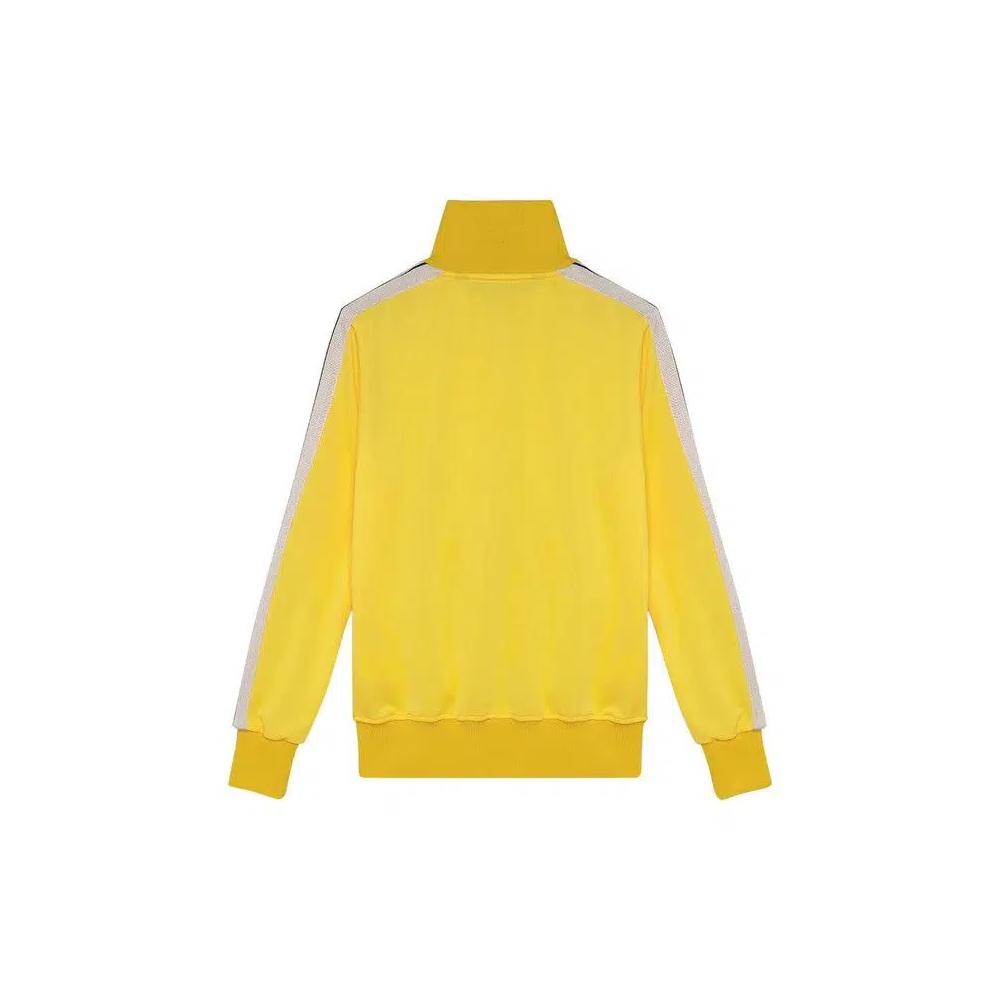 Трековые куртки Palm Angels Classic Track Jacket 'Жёлтый/Белый' 2