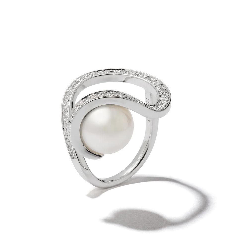 Кольцо TASAKI Atelier Aurora из белого золота с жемчугом 1