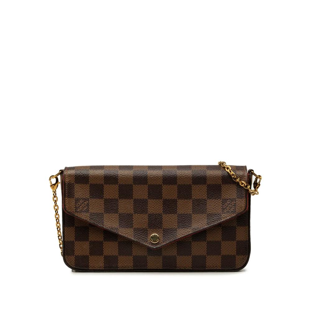 Сумка через плечо Damier Ebene Pochette Felicie (2018 год) 1