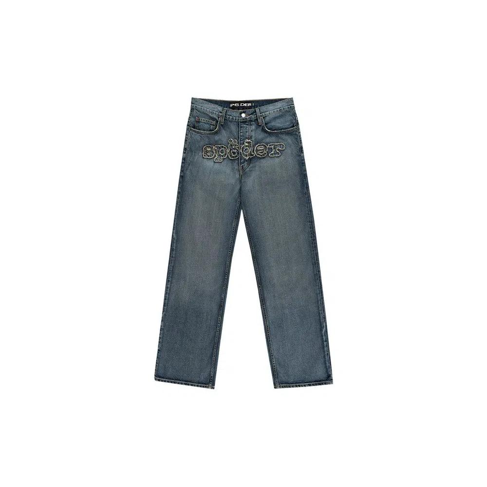 Брюки Sp5der Denim Work Pant 'Light Blue Wash' 1