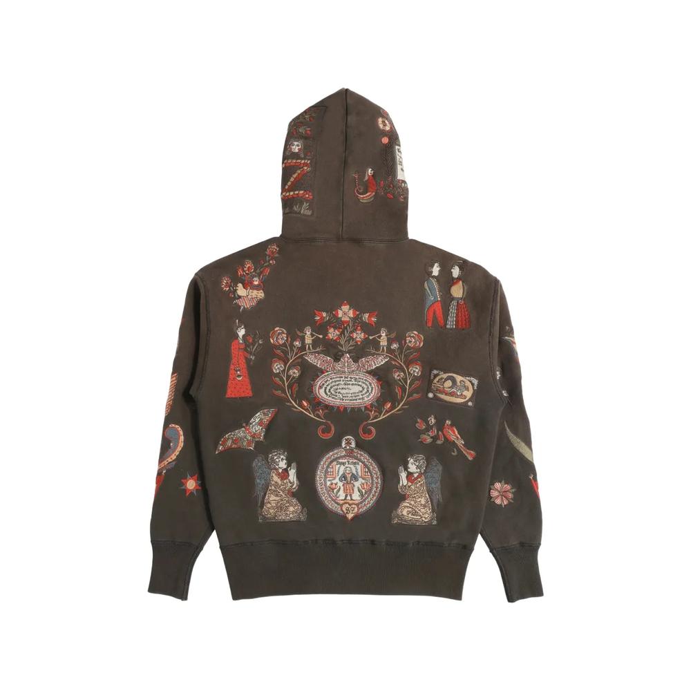 Folk embroidered hoodie 5