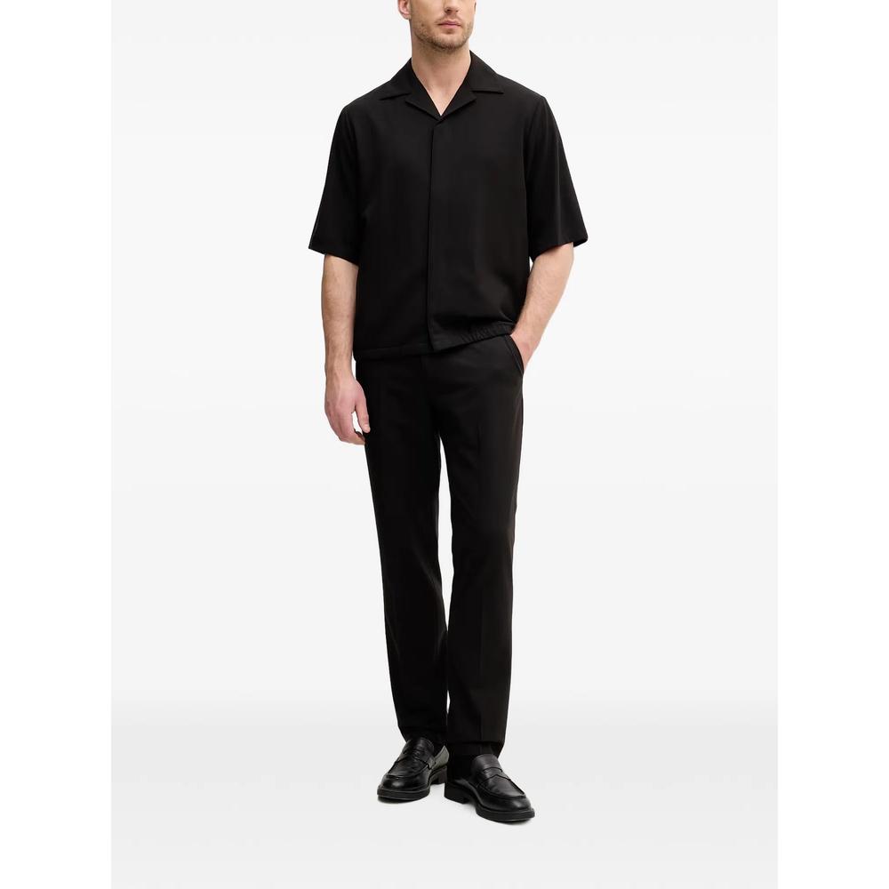 elasticated-hem camp-collar shirt 2