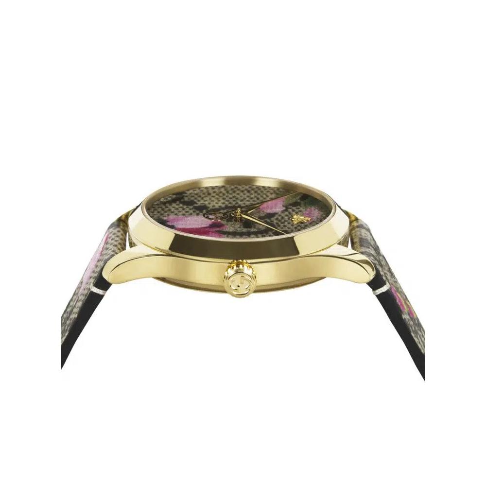 Часы Gucci G-Timeless Кожа 'Золотой' 3
