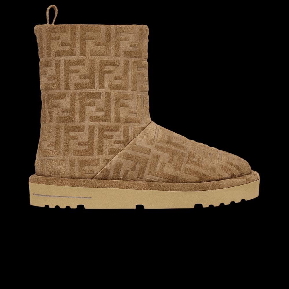 Ботинки Fendi Wmns Apres Chic Low Boot 'FF Embossed - Brown' 1