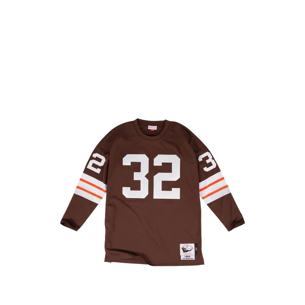 Футболка NFL Jim Brown '1964 Cleveland Browns' с длинными рукавами 1