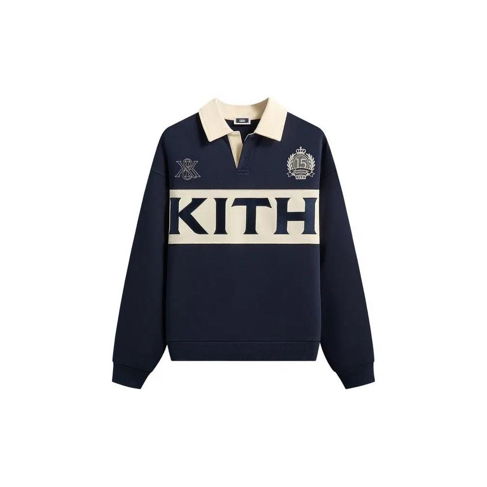 Поло Kith Nelson Rugby Pullover 'Nocturnal' 1