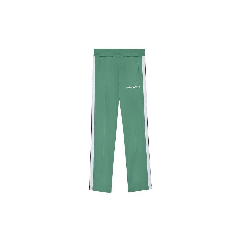 Palm Angels Classic Track Pants 'Зеленый/Белый' 1