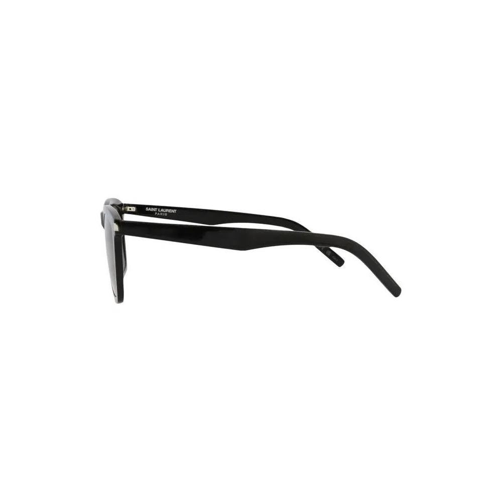 Очки Saint Laurent Квадратные солнцезащитные очки 'Black/Grey' 2