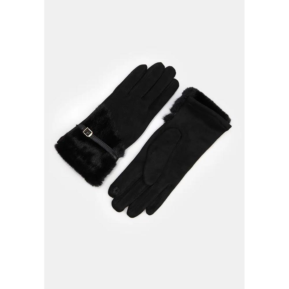 Перчатки из искусственного меха и кожзама 2