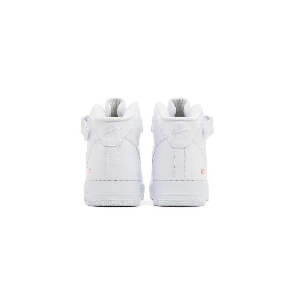 Кроссовки Supreme x Nike Air Force 1 Mid 'Box Logo - Triple White' 6