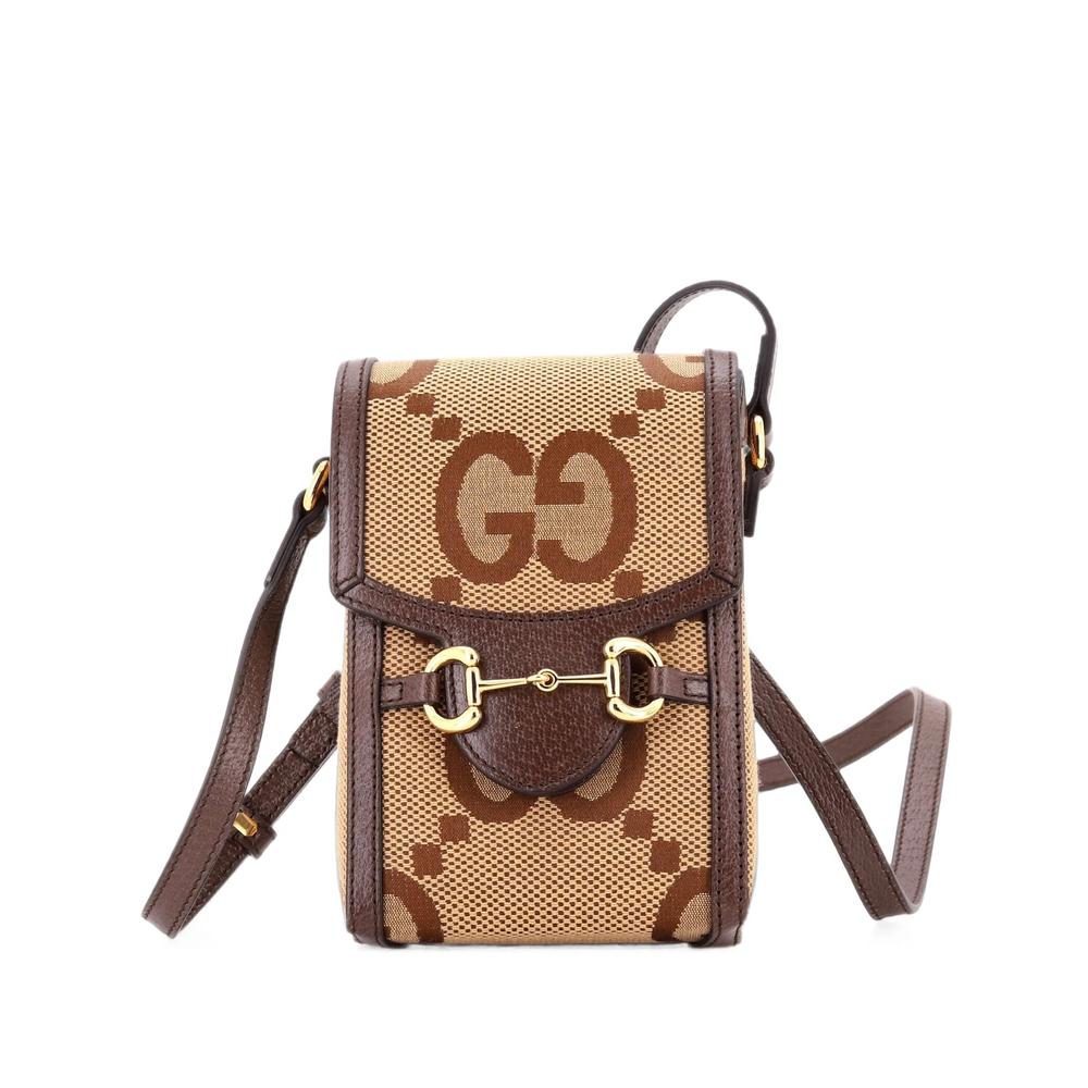 Horsebit 1955 Jumbo GG Canvas Mini crossbody bag 1
