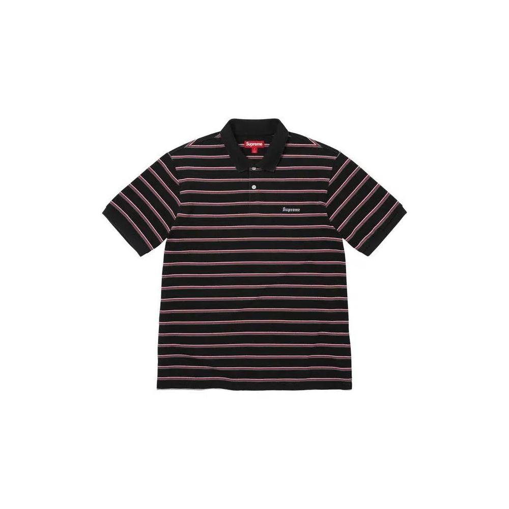Поло Supreme Stripe Polo 'Black' 1
