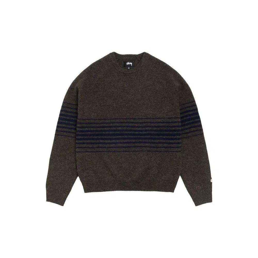 Свитеры Stussy Shadow Stripe Raglan Sweater 'Dark Brown' 2