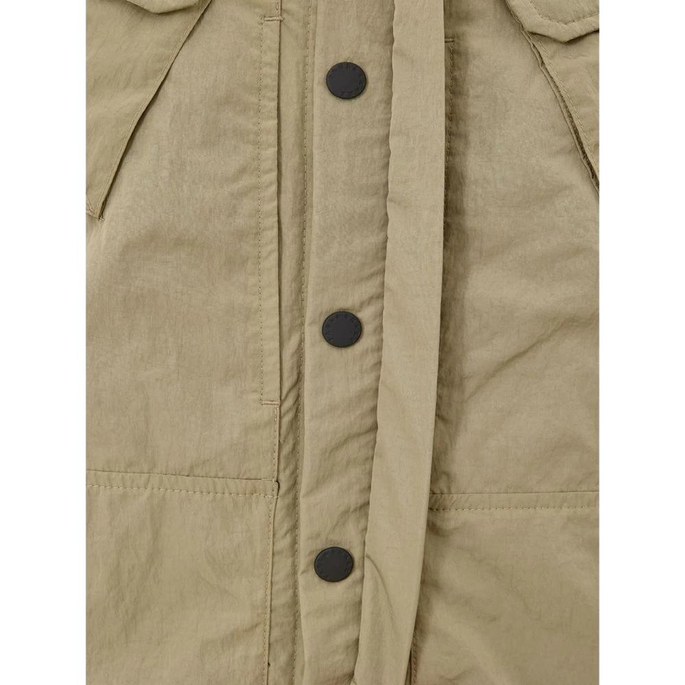 logo-patch flap-pocket jacket 6