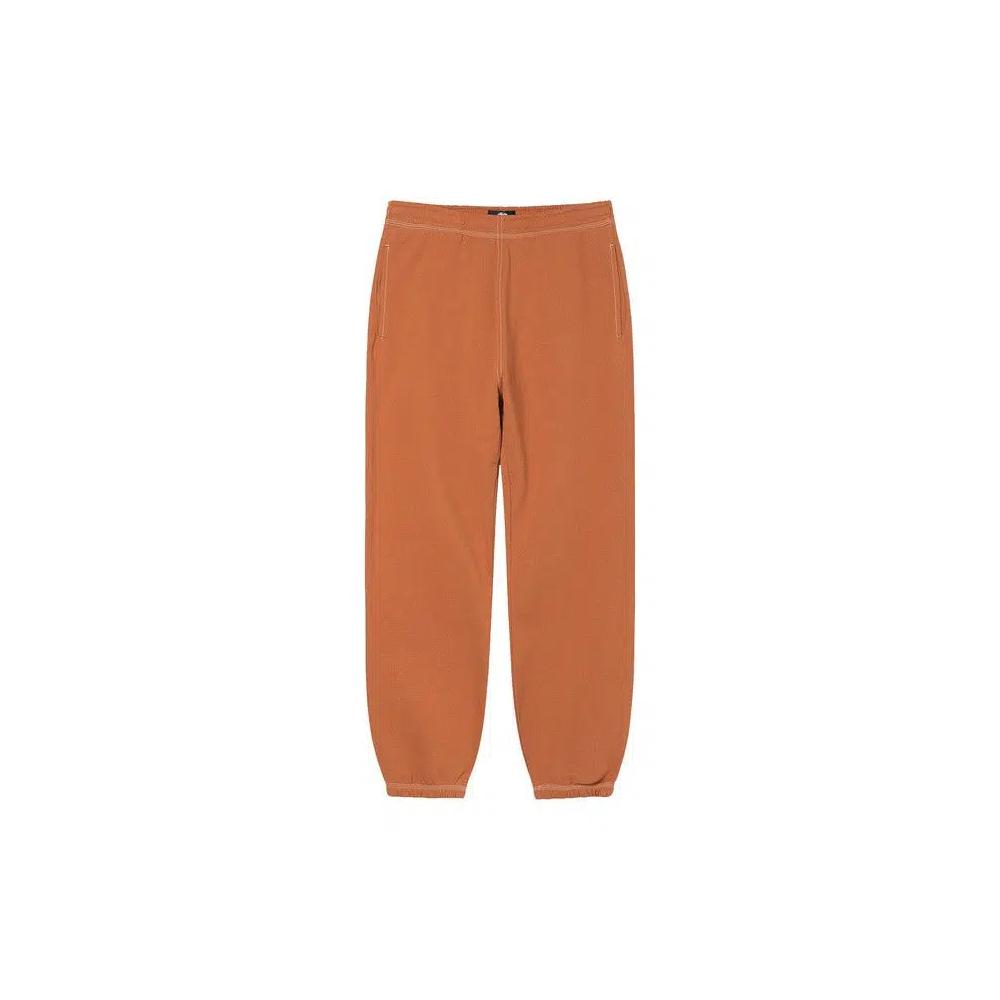 Брюки Stussy Contrast Stitch Label Pant 'Ochre' 1