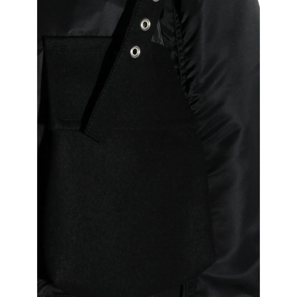 ribbed-knit collar jacket 6