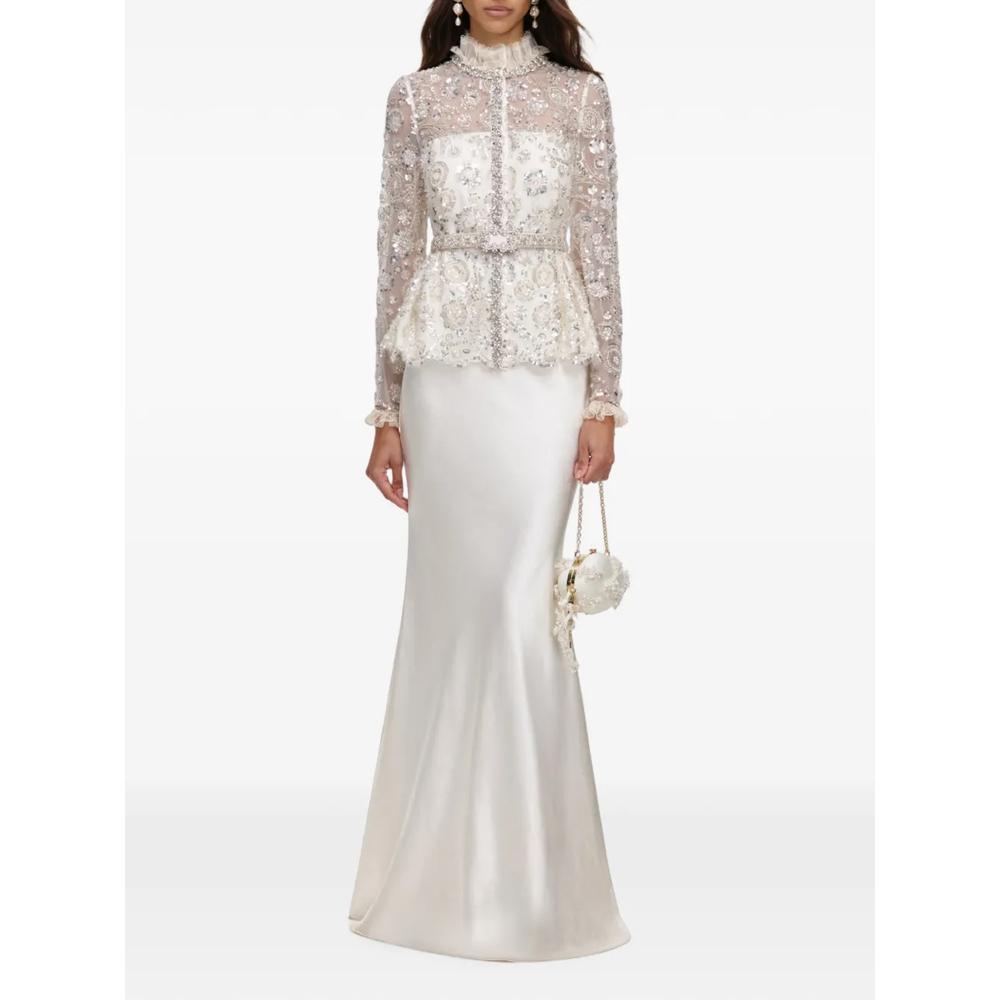 sequin-embellished maxi dress 1
