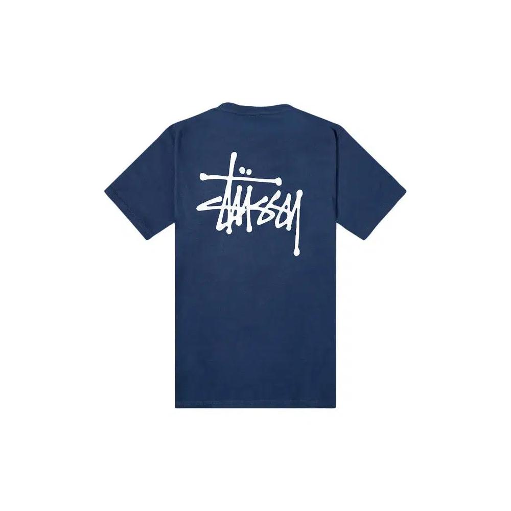 Футболки Stussy Basic Tee 'Темно-синий' 2