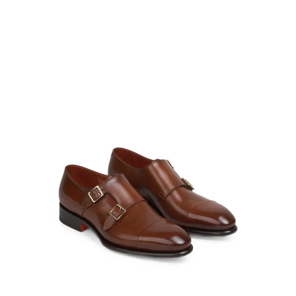 double-buckle monk-strap shoes 2