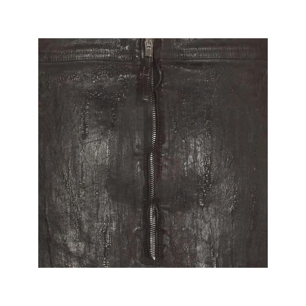 Юбки Rick Owens Мини-юбка из денима 'Черный' 2