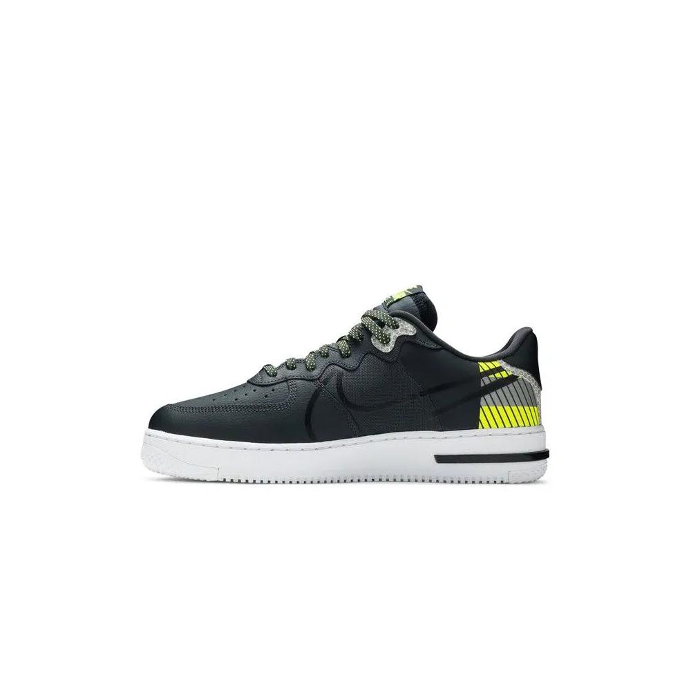 Кроссовки 3M x Nike Air Force 1 React LX «Anthracite Volt» 3