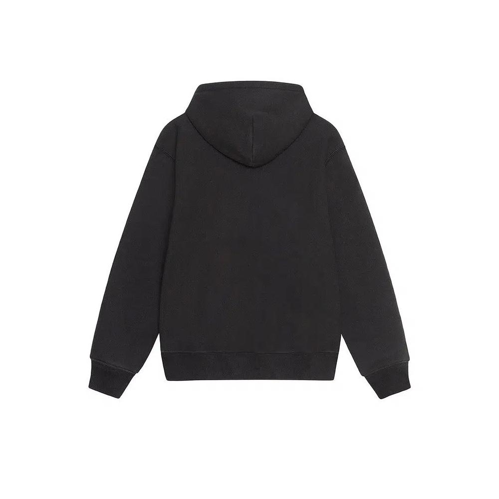 Худи Stussy Satin Patch Oversized Hoodie 'Washed Black' 2