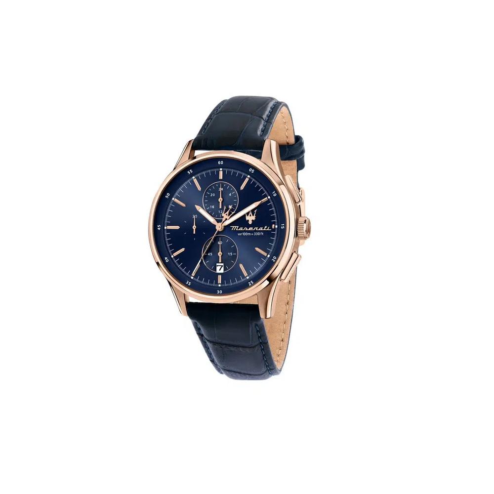 【2 года гарантии】 Maserati Sorpasso 42mm Мужские кварцевые часы с люминесцентным циферблатом и стрелками R8871624009 1