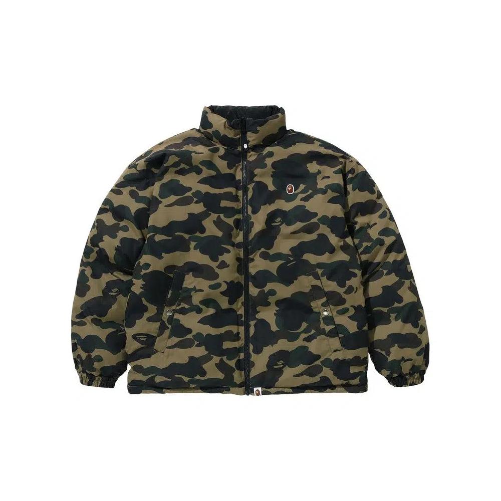 Верхняя одежда BAPE 1st Camo Reversible Down Jacket 'Зеленый' 1