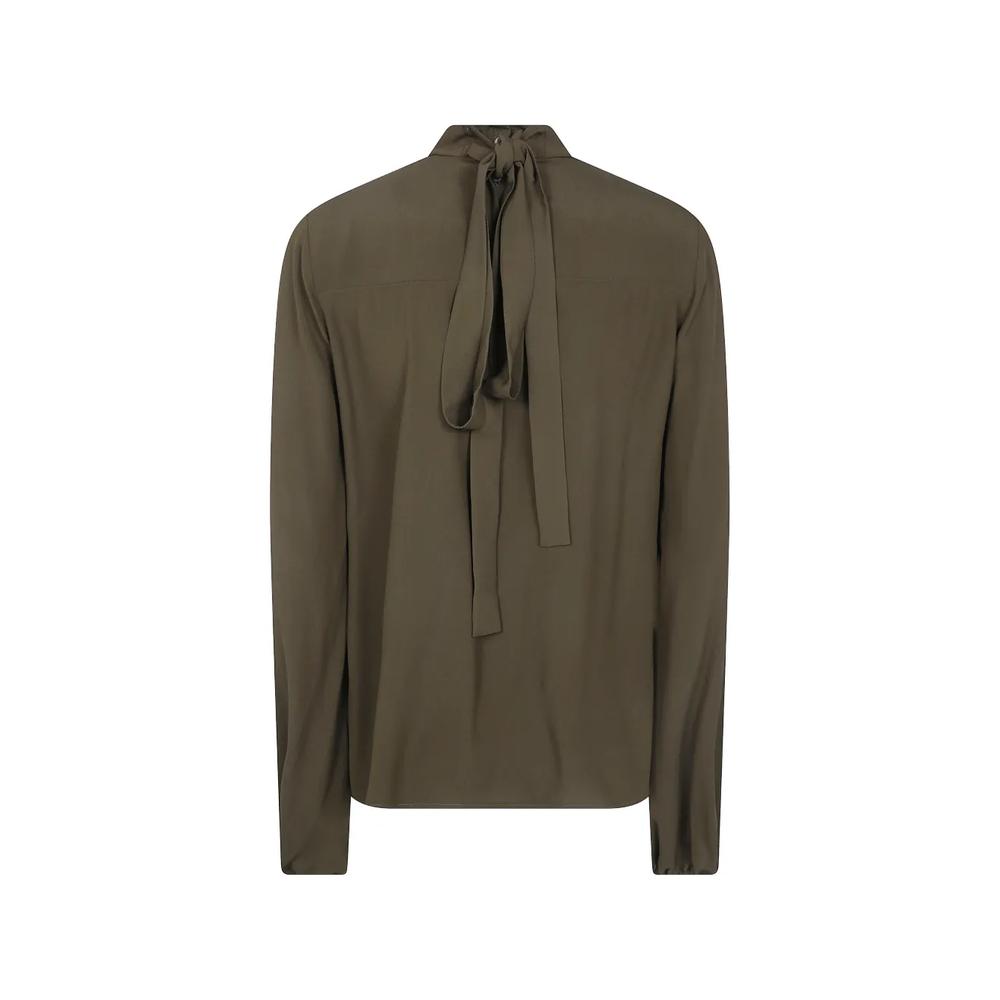bow-detail pleated blouse 2
