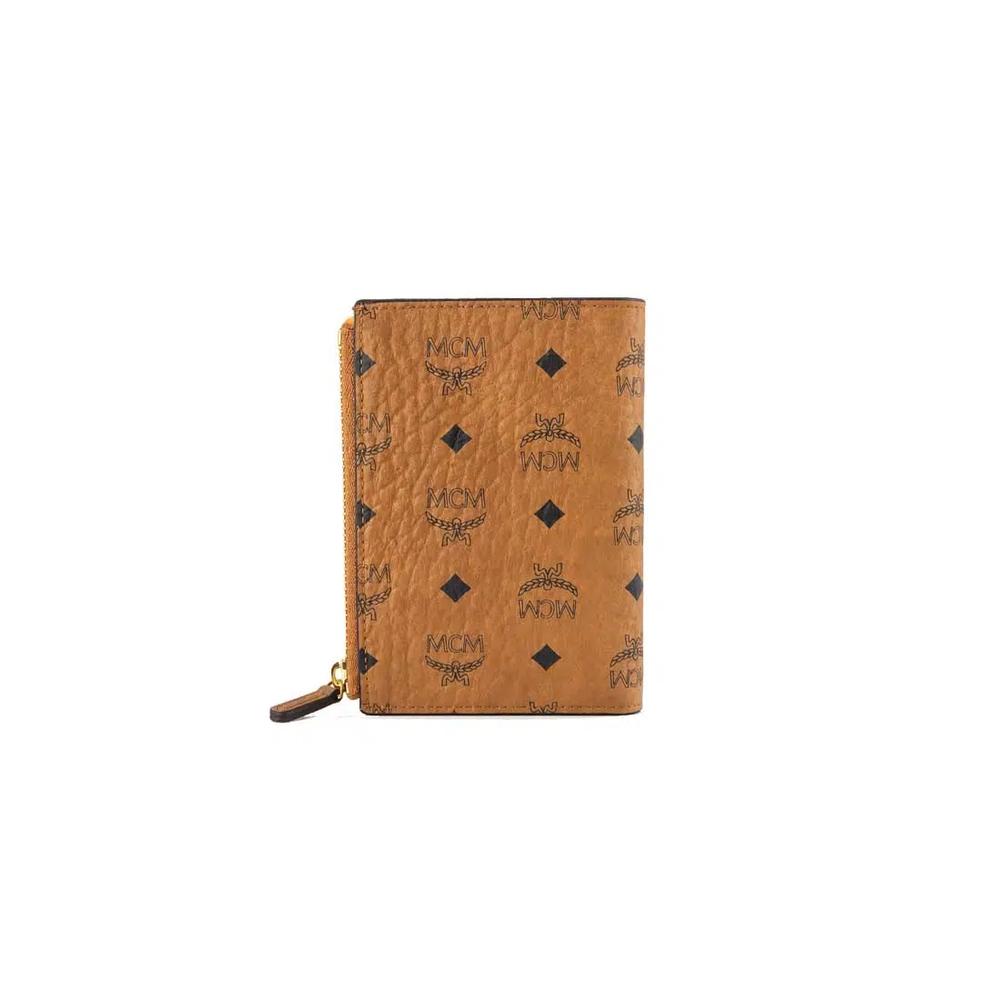 Двустворчатый кошелек-картхолдер на молнии из Visetos Original Cognac MXSFATA02CO001 2