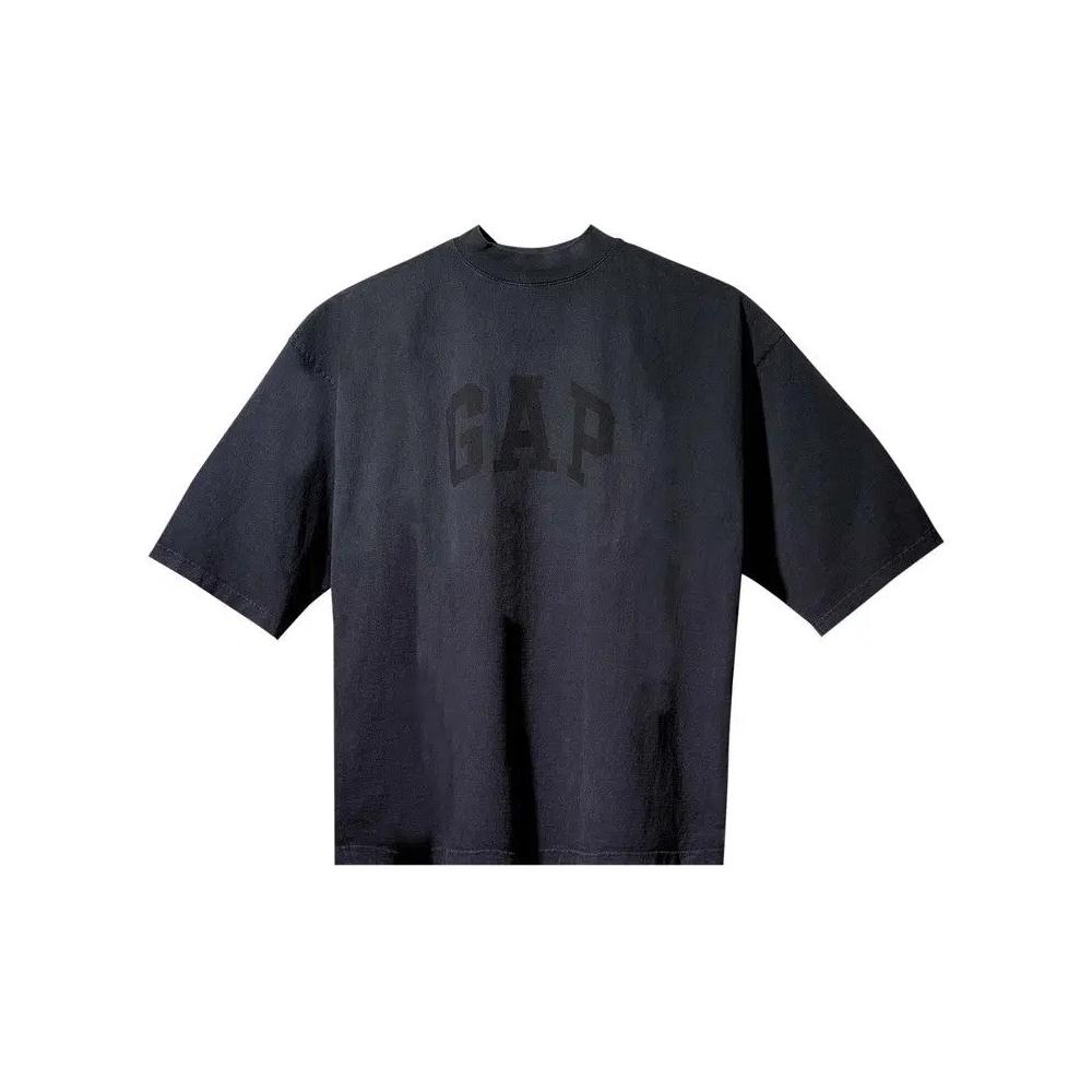 Футболки Yeezy Gap Engineered by Balenciaga Dove 3/4 Sleeve Tee 'Washed Black' 1