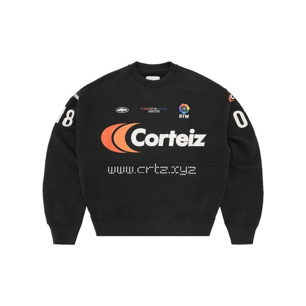Свитшоты Corteiz Sponsors Crewneck 'Black' 1
