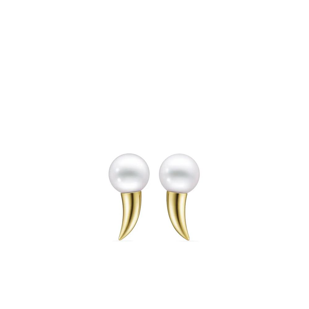 Серьги Collection Line Danger Fang из желтого золота 1