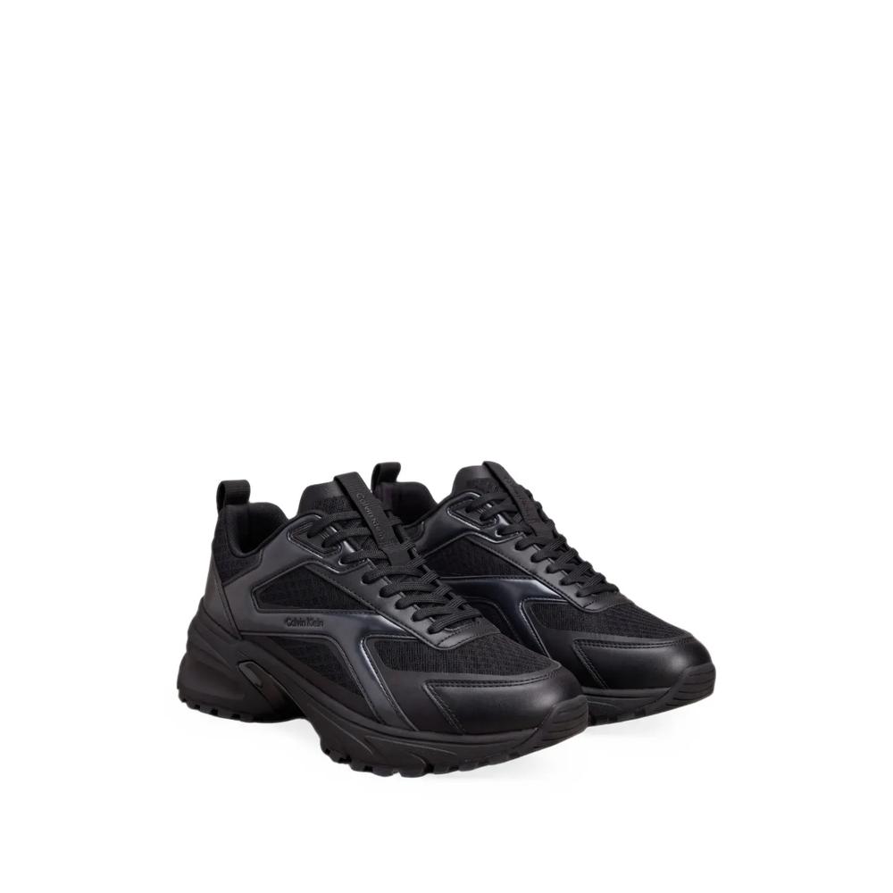 panelled chunky-sole trainers 2