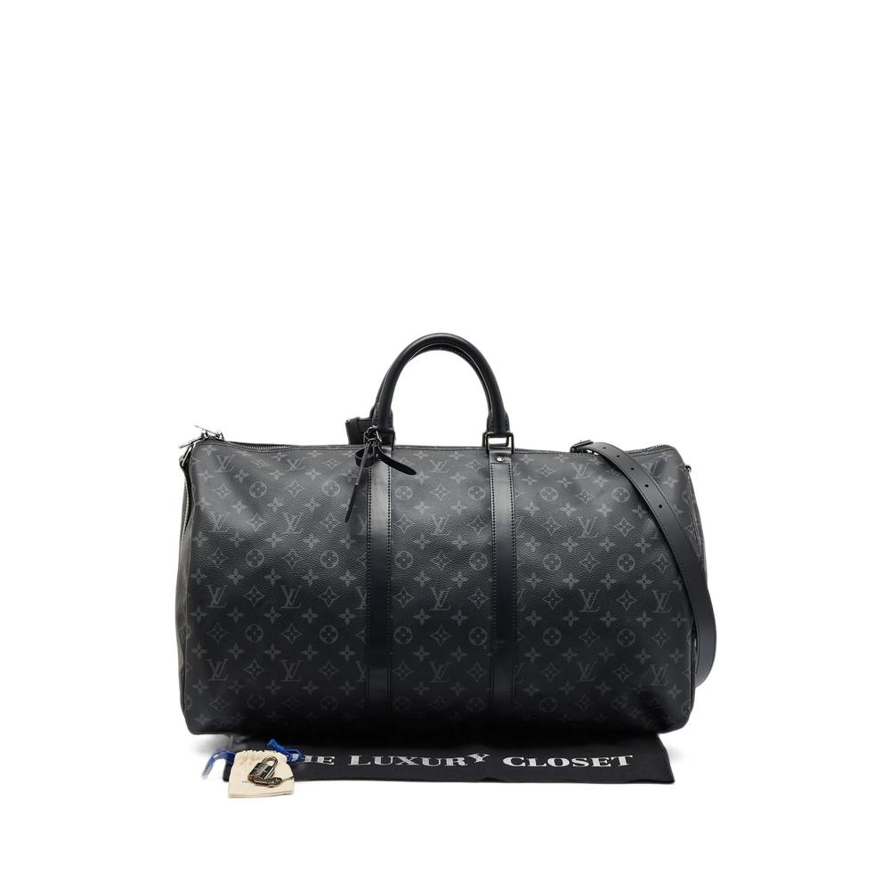 2019 Keepall Bandoulière Monogram-Eclipse duffel bag 1
