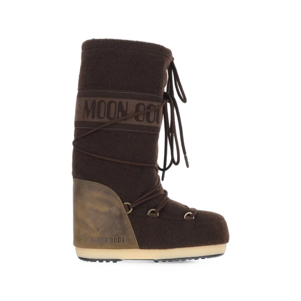Icon nubuck dark brown felt boots 1