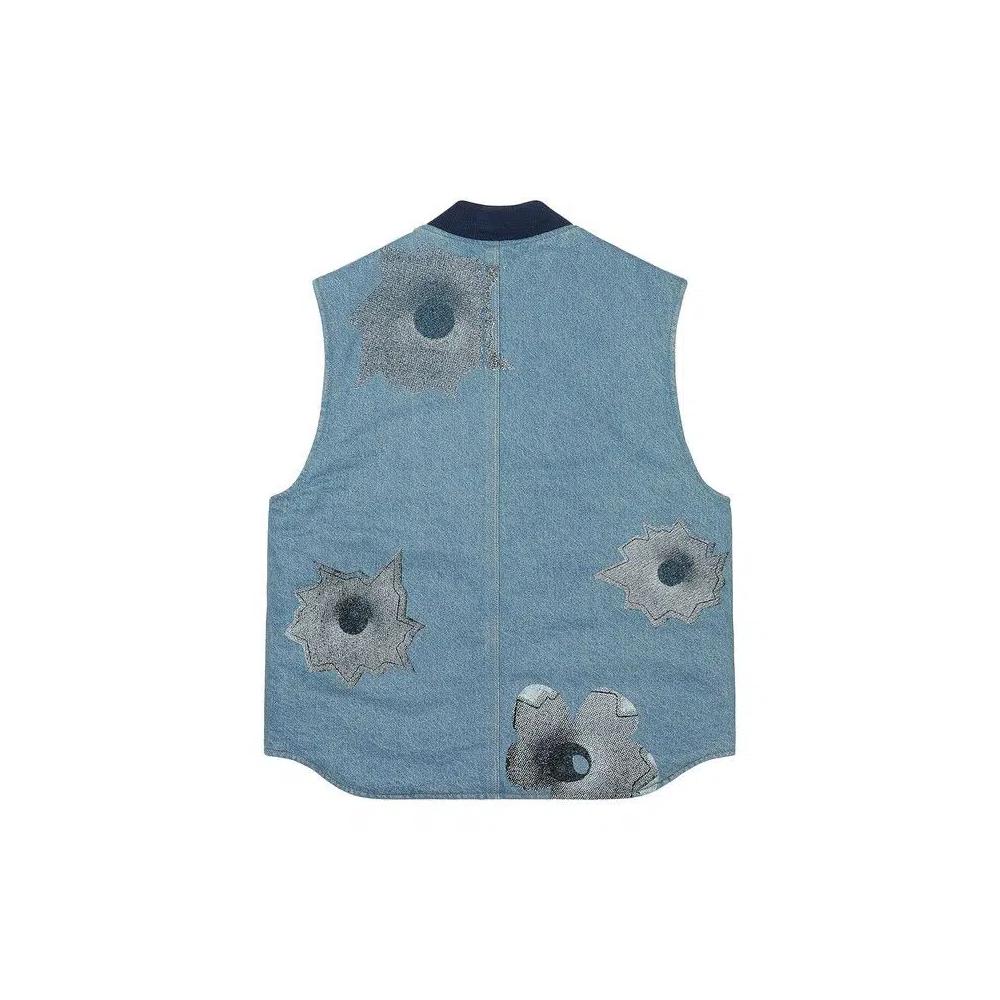 Жилеты Supreme x Nate Lowman Work Vest 'Деним' 2