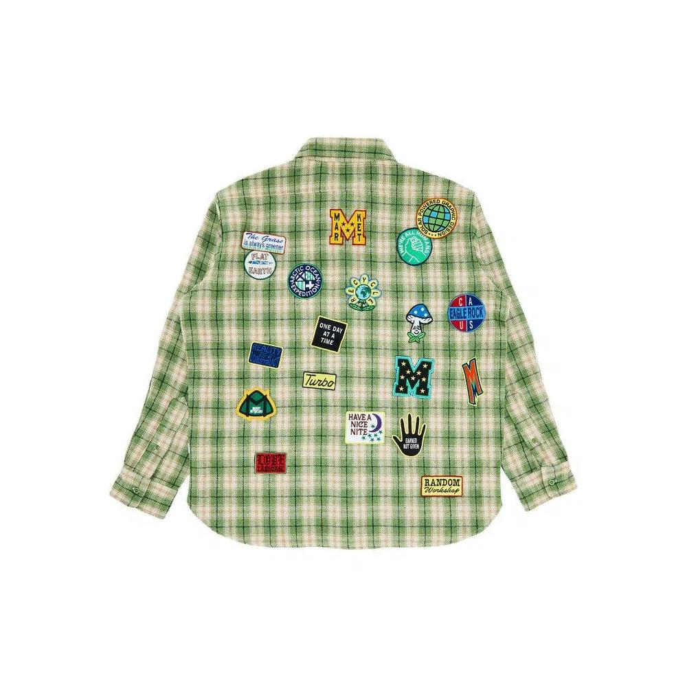 Фланелевые рубашки Market Patch Flannel 'Green' 2