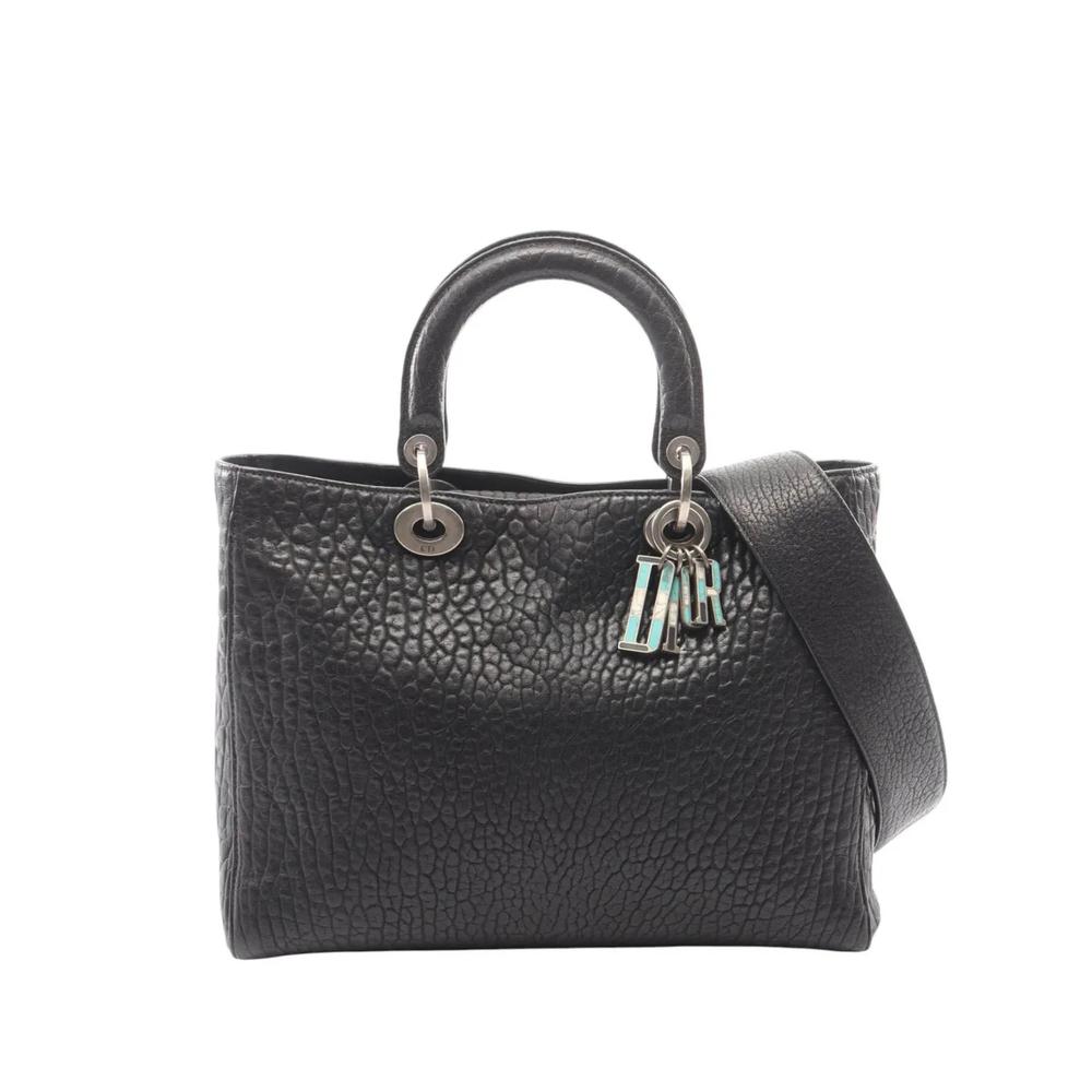 Сумка-сэтчел Pebbled Calfskin Diorissimo среднего размера (2010-2026 годы) 1