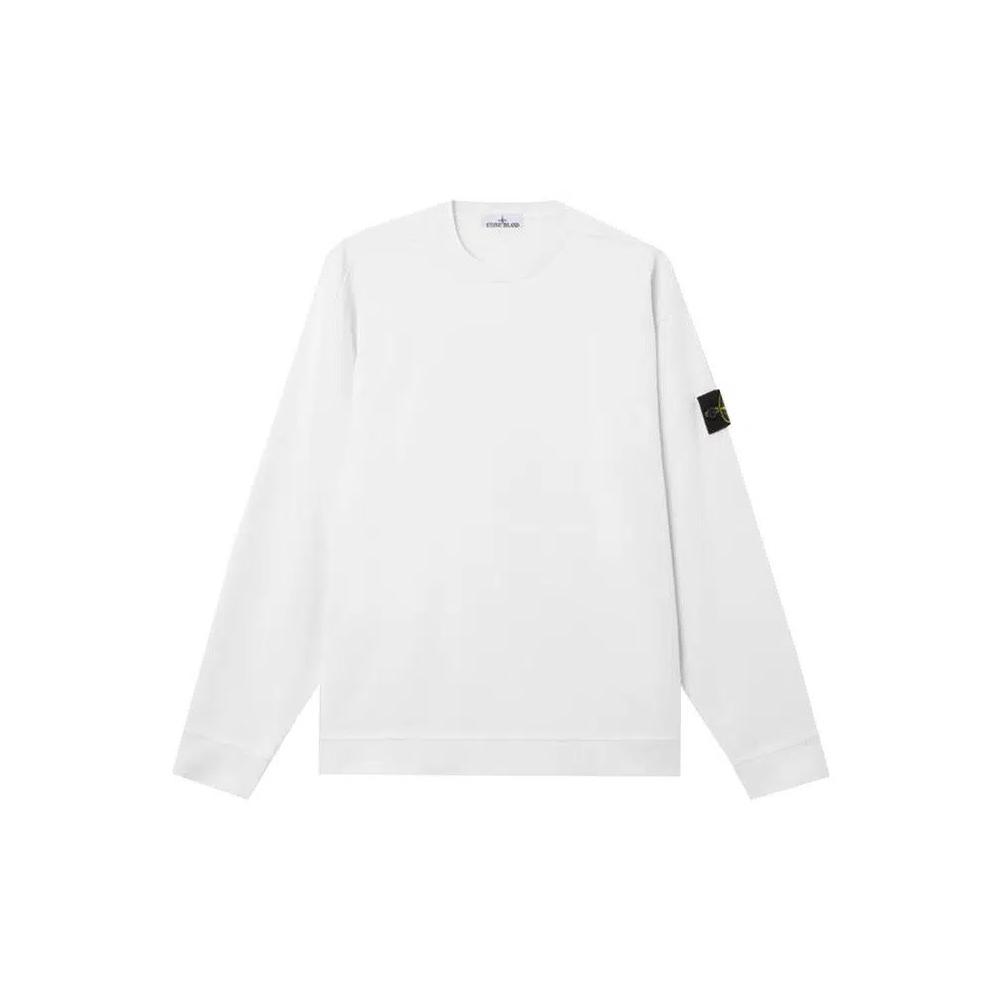 Футболки Stone Island Crewneck Long-Sleeve Tee 'White' 1