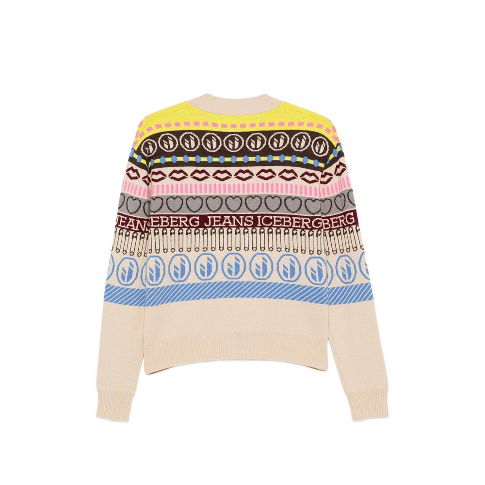 intarsia-knit logo-print cardigan 2