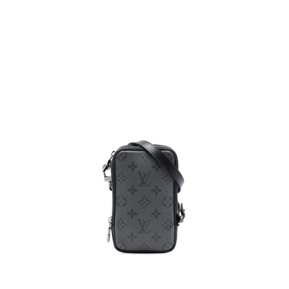 Сумка через плечо Monogram Eclipse Reverse Double Phone Pouch (2020 год) 1