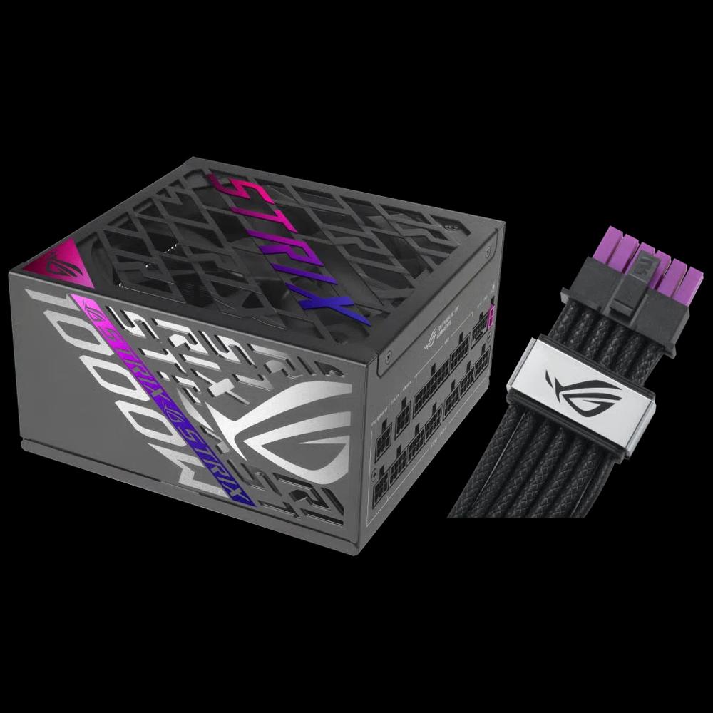 ASUS ROG STRIX 1000W Platinum ROG Equalizer 80Plus Platinum платиновый сертификат полностью модульный блок питания - черный 1